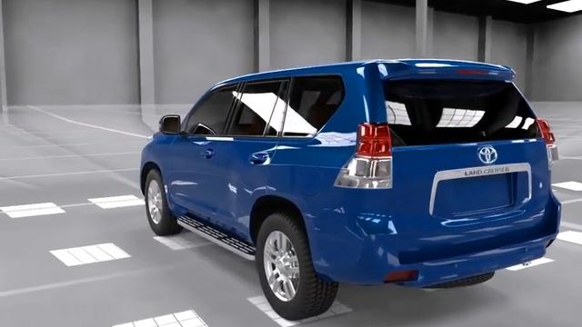 Toyota Land cruiser 2011 Bright Blue смотреть онлайн