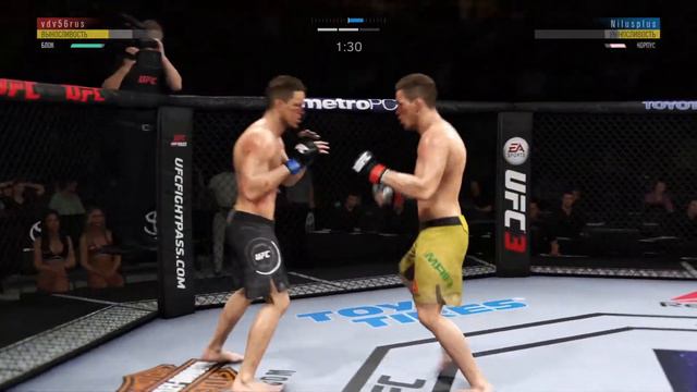 EA SPORTS™ UFC® 3_Победа техникой 4 звезды против 5 звезд соперник смотреть онлайн