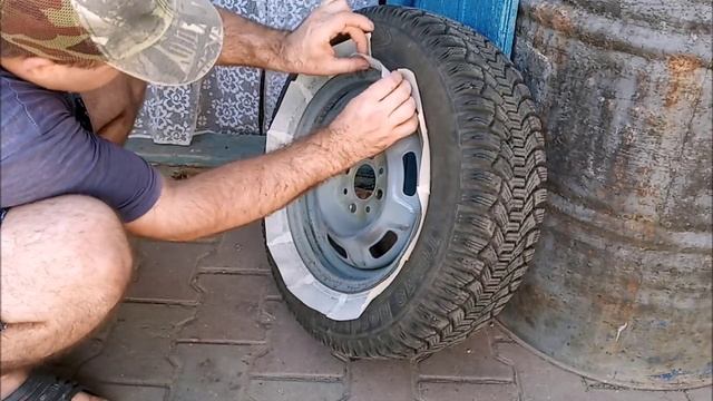 ПОДГОТОВКА И ПОКРАСКА 13 ДИСКОВ НА ЗИМНЕЙ РЕЗИНЕ В ДОМАШНИХ УСЛОВИЯХ САМОМУ. смотреть онлайн