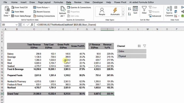 PP10 | Convert Pivot Table to Sheet Formulas | CUBEMEMBER&CUBEVALUE functions | Power Pivot tutoria смотреть онлайн