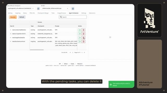 Automating Stable Diffusion with Agent Scheduler (DEMO) смотреть онлайн