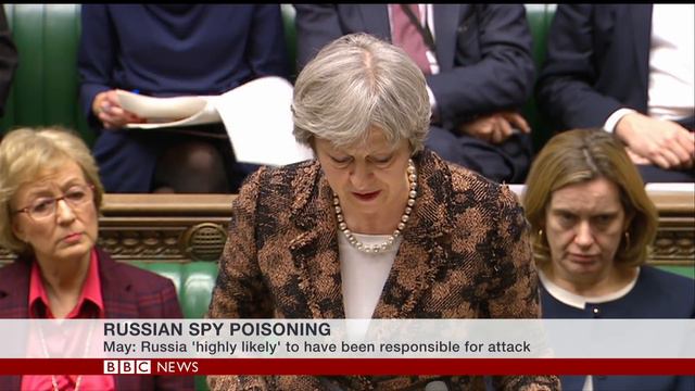 Highly likely Russia behind spy attack, says Theresa May - BBC News смотреть онлайн