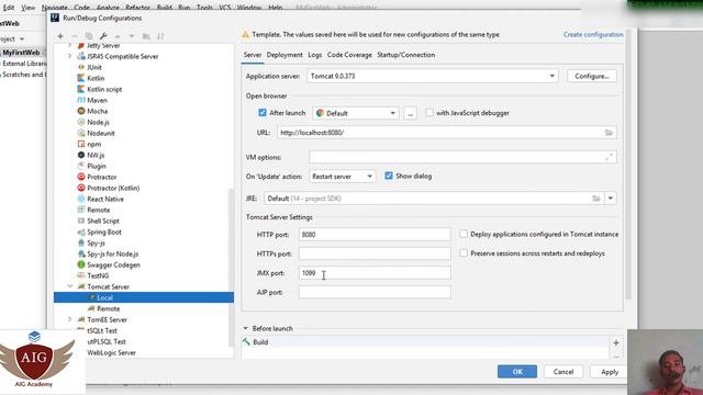 How to run Java Web Application in IntelliJ Ultimate Version 20.2 смотреть онлайн
