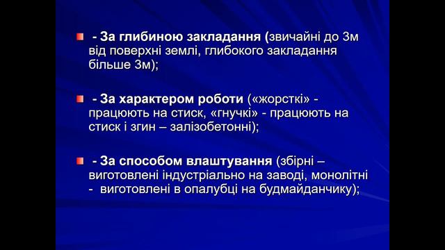 Фундаменти Вимоги до них, класифікація ст 46 смотреть онлайн