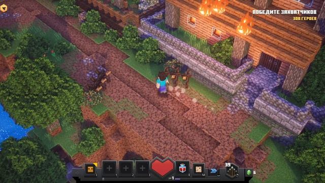 MINECRAFT DUNGEONS #1 НУБ ПЕРВЫЙ РАЗ ИГРАЕТ В МАЙНКРАФТ ДАНЖЕНС Героическое издание смотреть онлайн