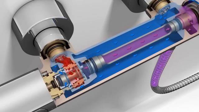 GROHE training: Thermostat with cut-through cartridge смотреть онлайн