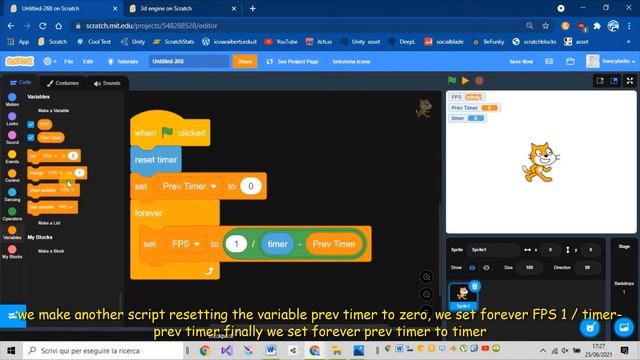 How to make a simple FPS counter on scratch + explanations смотреть онлайн