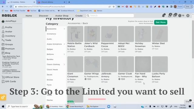 How to Sell Limited's on Roblox! (Tutorial) смотреть онлайн