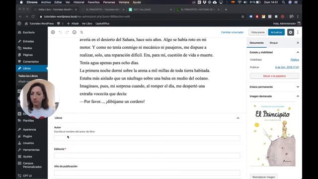 Crear campos y entradas personalizadas en WordPress смотреть онлайн