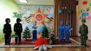 Сценка "Военное время" в старшей группе (2021)