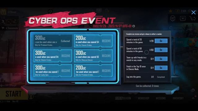 Cyber OPS Event Fully Explained in PUBG mobile | Free 300 UC Vouchers ? | Cyber OPS Event смотреть онлайн