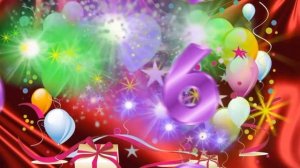Футаж_музыкальная открытка_ с днём рождения 6 лет.