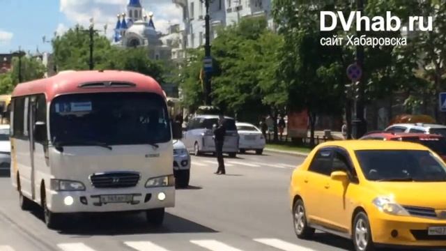 Неработающие светофоры в центре Хабаровска смотреть онлайн