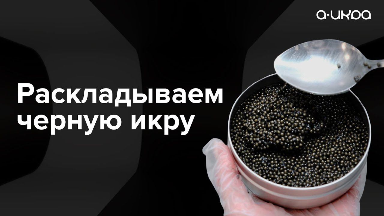 Как раскладывают черную икру в емкость 500 грамм / Черная икра #shorts смотреть онлайн