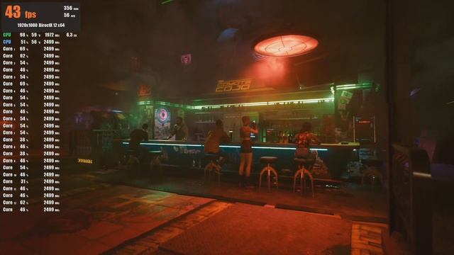 Xeon E5-2650 v4 + RTX 3060 FPS TEST ( Cyberpunk 2077, 1080p, ULTRA, RTX ON, DLSS OFF) смотреть онлайн