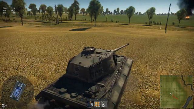 WAR THUNDER Tiger II (H) пробный выезд смотреть онлайн