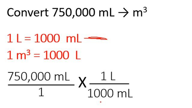 How to convert from mL to m3 كيف يتم التحويل من ملي لتر إلى متر مكعب смотреть онлайн