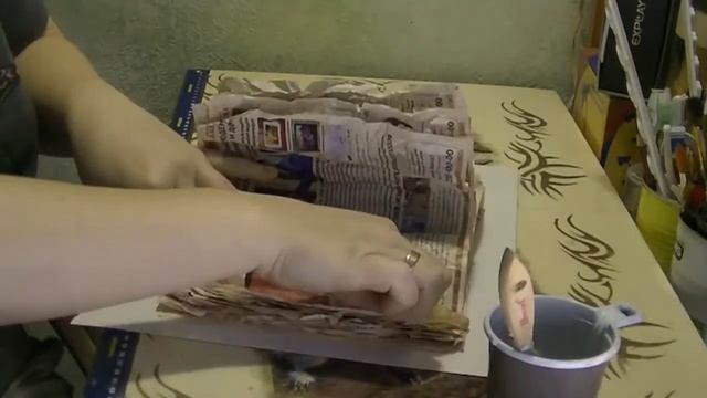 Старинный фолиант мастер класс часть 2.