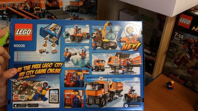 LEGO 60035 ARCTIC OUTPOST - unboxing смотреть онлайн
