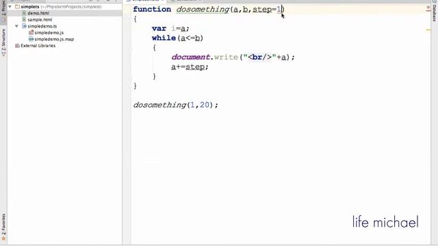 Default Parameters in TypeScript смотреть онлайн