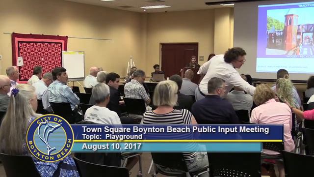 Town Square Public Input Meeting 8/10/17 - Playground смотреть онлайн