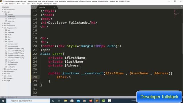 بالدارجة المغربية php avancée darija POO Constructor 20 смотреть онлайн