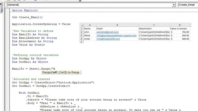 How to send BULK EMAILS using VBA in Excel and sending it via Outlook | VBA смотреть онлайн