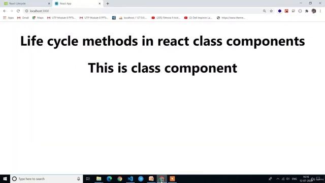 Learn React Hooks and Firebase with Hands On Projects (1 Life Cycle in Class compoents) смотреть онлайн