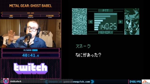 Metal Gear: Ghost Babel. Официальный Русский Рестрим Summer Games Done Quick 2020 смотреть онлайн