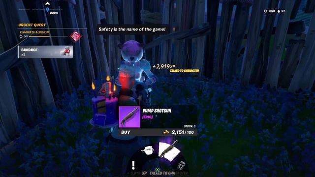 FORTNITE Toona Fish Quest Stage 5 - Buy an item from a character | Chapter 2 Season 8 | XBox One S смотреть онлайн