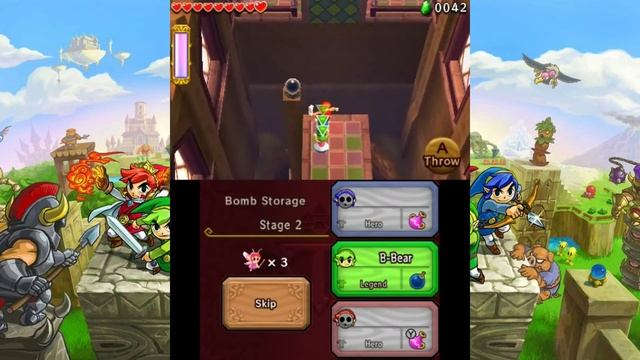 Zelda Triforce Heroes Walkthrough Part 18 | Single Player Gameplay | 5-2 Bomb Storage (Fortress) смотреть онлайн