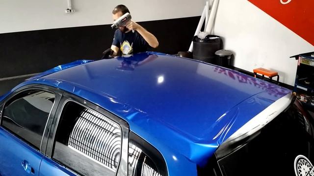 Envelopamento Ford Fiesta Ultra Brilho Deep Blue. AZUL SUBARU? смотреть онлайн