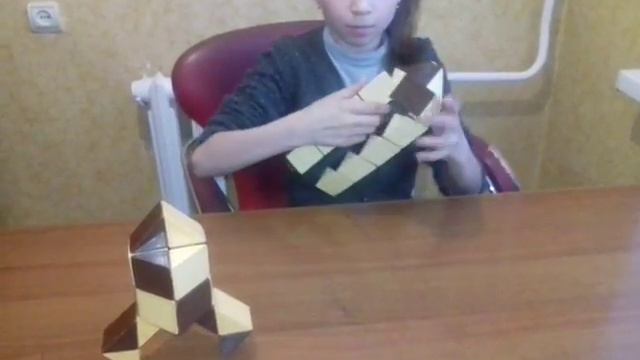 Собираем Ракету (змейка Рубика) смотреть онлайн