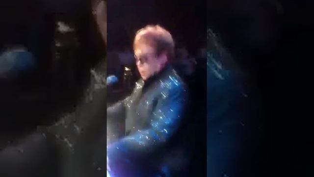 Onstage with Elton John