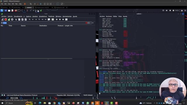 Spoofing LLMNR, NBT-NS, mDNS/DNS and WPAD and Relay Attacks смотреть онлайн