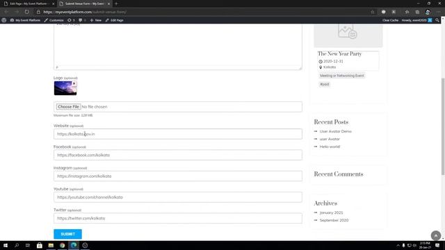 How To Add Venues Features From The Frontend Of #WordPress Event Website смотреть онлайн