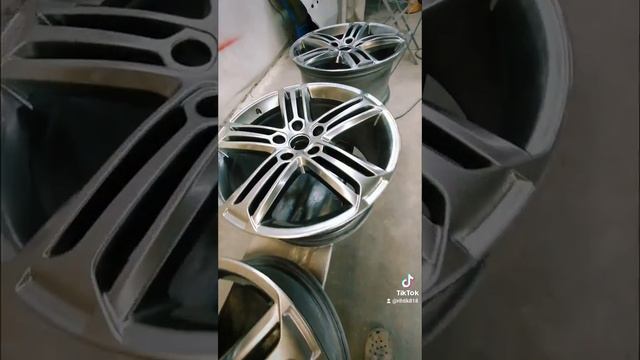 #покраска#рихтовка#полировка диски R20 под хром смотреть онлайн