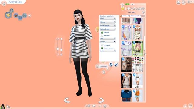 Sims 4 | Aurora Lennon | CAS смотреть онлайн