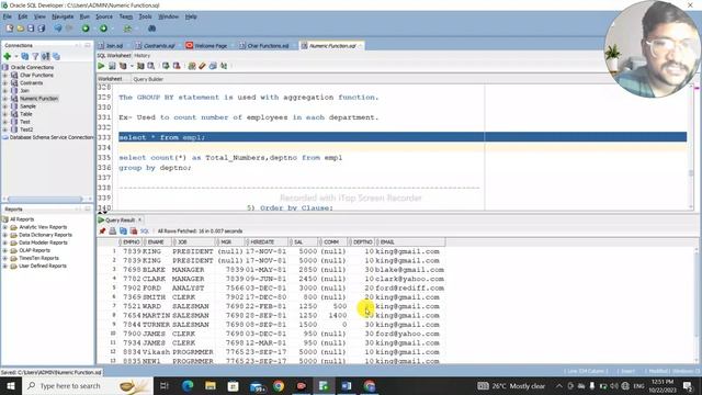 Clauses in Oracle PL/SQL | Clauses in SQL смотреть онлайн