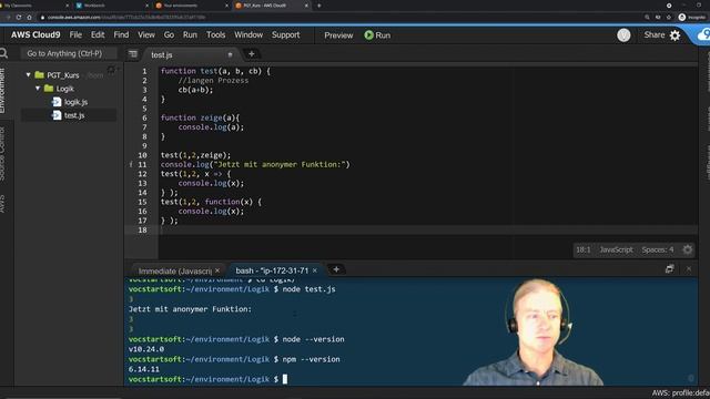 AWS Cloud9 Konsole смотреть онлайн