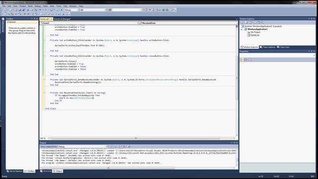 Visual Basic Serial COM Port Tutorial (Visual Studio 2010) - Part 5 смотреть онлайн