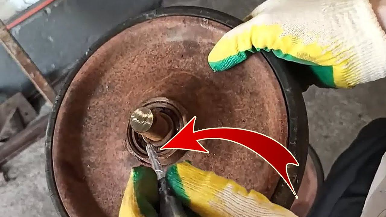 Мощная идея из старого колеса! смотреть онлайн