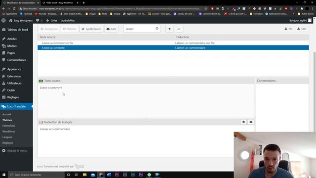 Une méthode simple et rapide pour TRADUIRE son THÈME Wordpress | Loco Translate Tuto смотреть онлайн