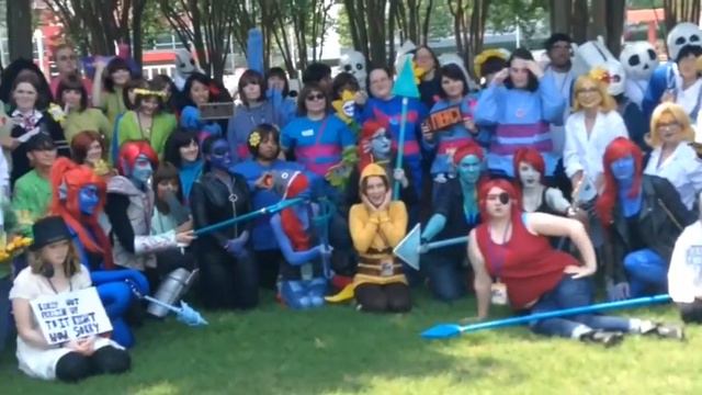 MomoCon 2016 Day 2: Human Inspired Undyne Cosplay смотреть онлайн