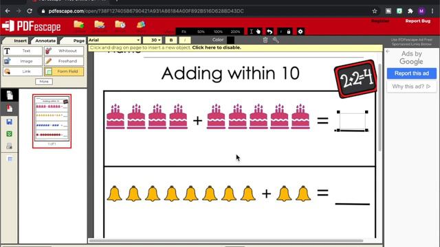 Making a PDF Editable | Elementary Math Resources смотреть онлайн