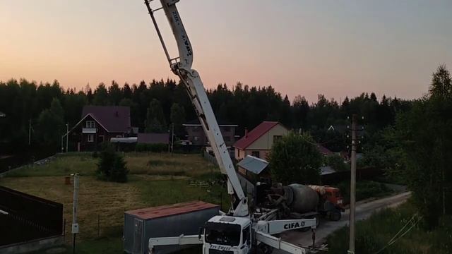 Бетонирование монолитной плиты перекрытия!Monolithic reinforced concrete floor slab! смотреть онлайн