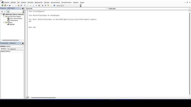 08 VBA Excel y AutoCAD - Obtener listas de las capas смотреть онлайн