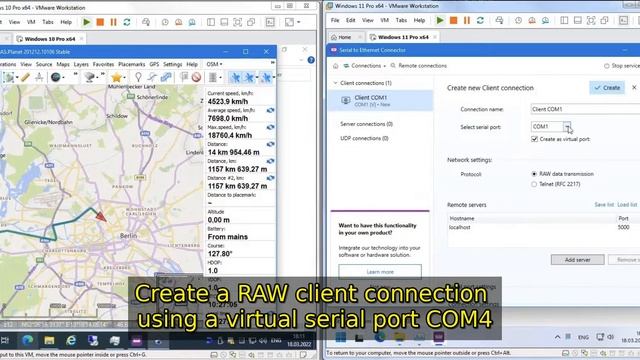 Setting up VMware serial port passthrough on two virtual machines смотреть онлайн
