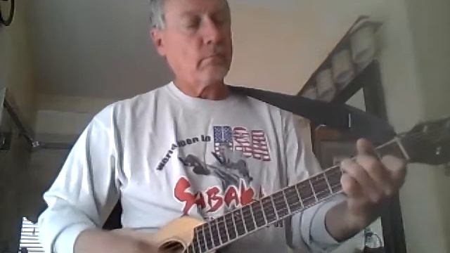 My travel guitar - a Washburn, Rover. смотреть онлайн