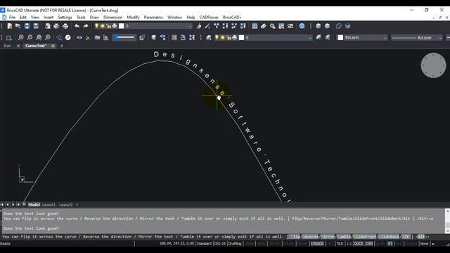 CADPower Tutorials: Draw text along a curve in BricsCAD / AutoCAD | CP_CURVETEXT | DesignSense смотреть онлайн